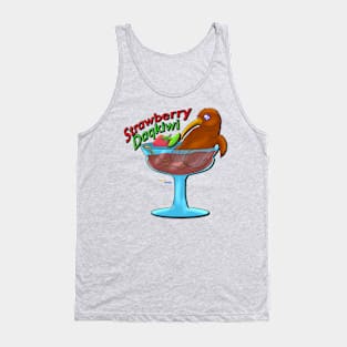 Punimals: Strawberry Daqkiwi - Text Tank Top